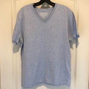 Banana Republic Blue Supima Cotton VNeck TShirt -M